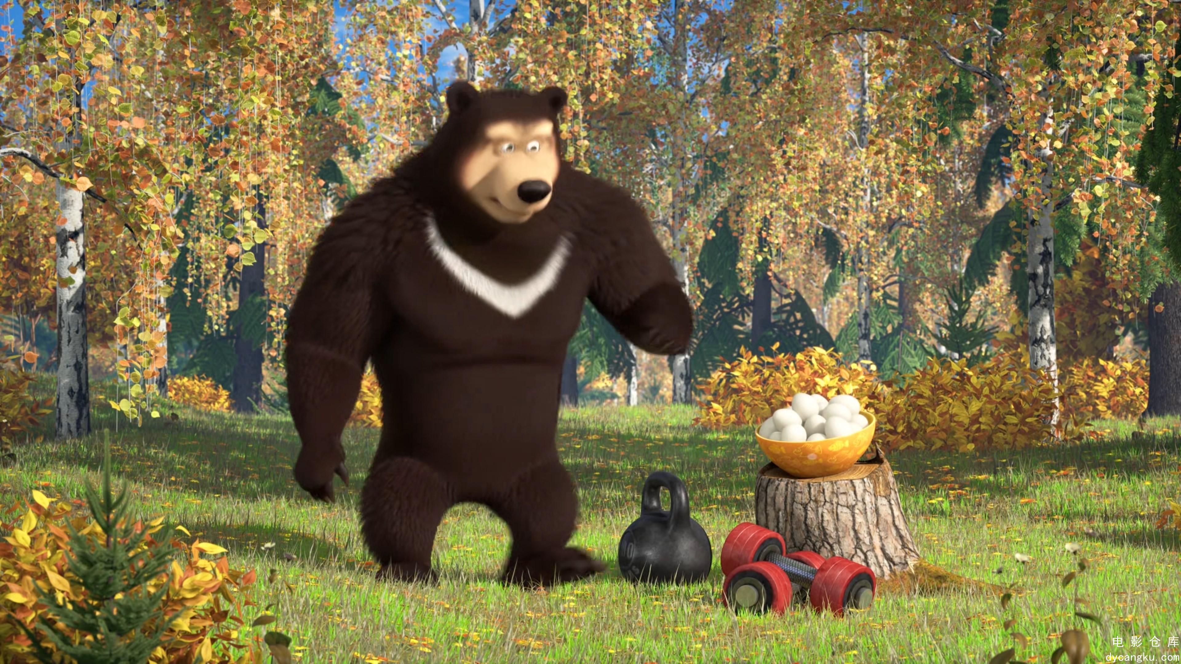 [电影仓库dycangku.com]Masha.and.the.Bear.2020.S05E01.2160p.WEB-DL.H265.AAC.mp4_s.jpg